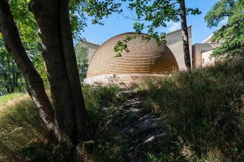 A timberdome built for district cooling 