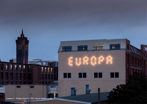 EUROPA light installation