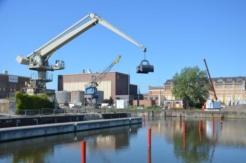 Maritime heritage Docklands Ghent