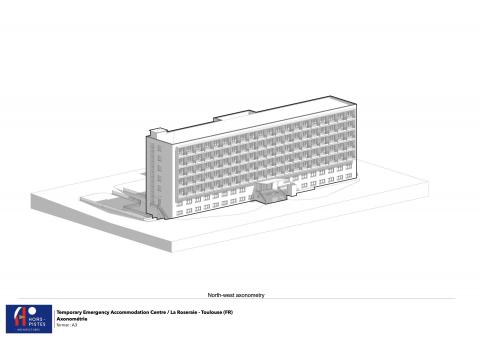 Emergency housing in empty building