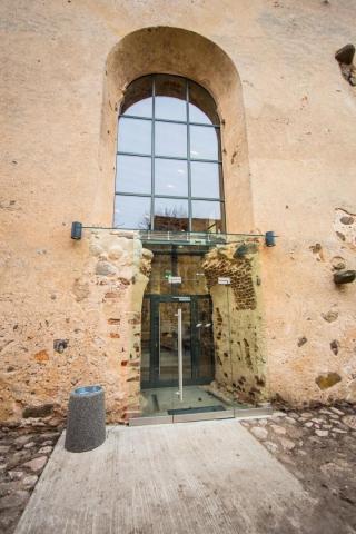 Ruins of Livonian Order castle in Dobele