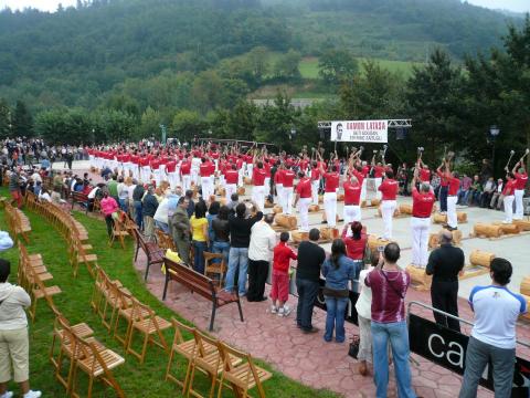 Ramón Latasa square in Sunbilla