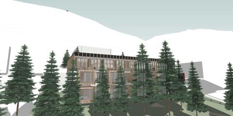 Transition to the mountain station