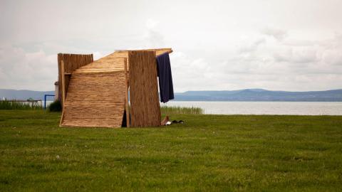 Reed cabin