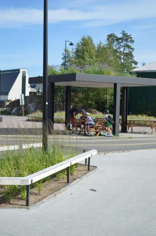 The Sipoonlahti school yard