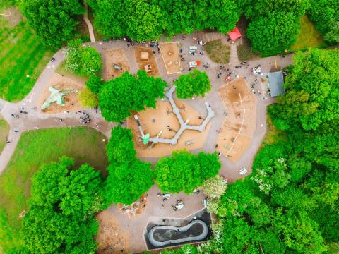 Bring the Park of Fredriksdal to life