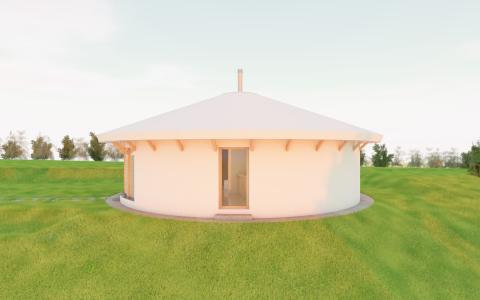 Hempcreteyurt