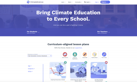 Climate Education with ClimateScience 
