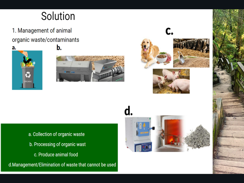 Managing organic waste from animals