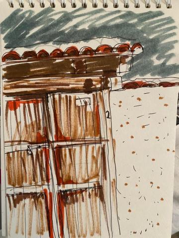 Sketch the neighborhoods streets