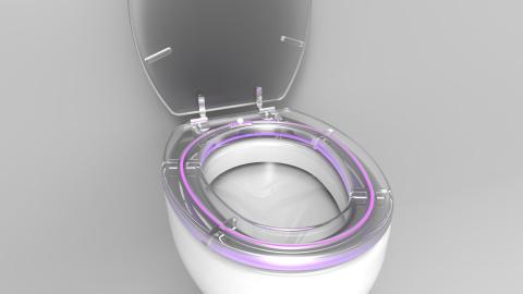 Antibacterial toilet seat