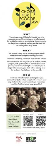 Choirs For Ecocide Law
