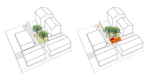 Regenerating in-between spaces in Tirana