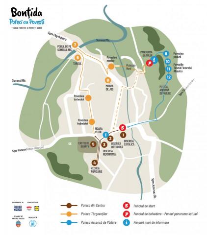 Bonțitur. Paths with stories