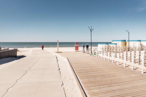 Beach development project in Roņu street