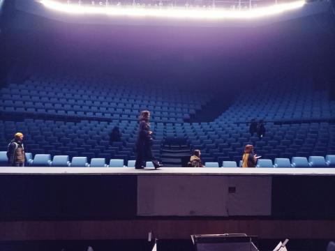 City as a stage