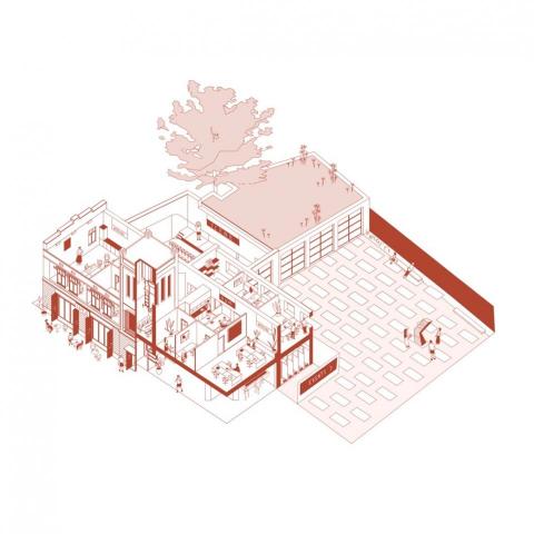 Hasička, the old fire station renovation