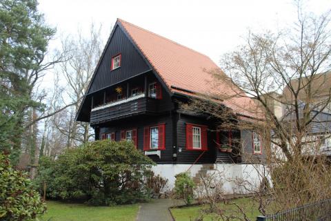 Model innovative wooden housing area