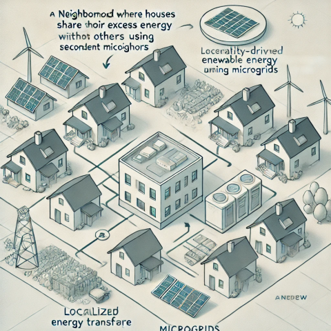 Decentralized energy-sharing model
