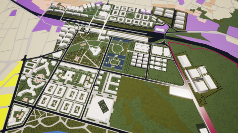 Masterplan for the Izium city, Ukraine