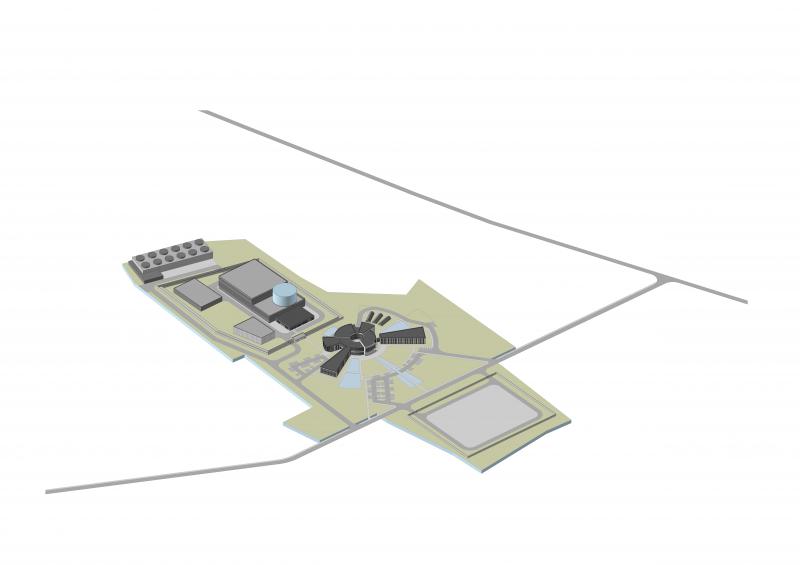 Research Center near the Nuclear Reactor