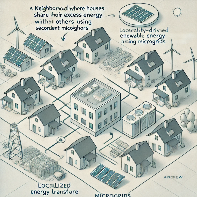 Decentralized energy-sharing model