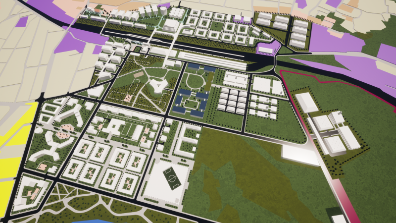 Masterplan for the Izium city, Ukraine
